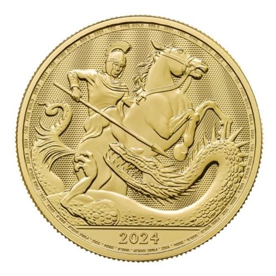 George and the Dragon 1oz Gold Coin