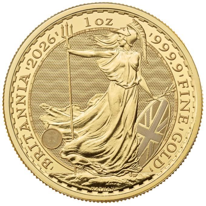 2026 1oz Britannia gold coin
